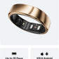 RingConn Gen 2 Air, Ultra-Thin AI Smart Ring, 10-Day Battery Life, Fitness/Sleep/Stress/HR Tracker for Women&Men, No App Fee for Standard Features, iOS & Android Compatible (Size 13, Dune Gold)