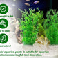 kathson 2PCS Extra Large Artificial Aquarium Plants,23 Inches Tall Fish Tank Decorations Plant Plastic Seaweed Decor Bendable Underwater Fish Tank Accessories Large Plants (Green)