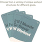 Dumbbell Elevate Exercise Cards: Home Workout Series Card Deck - Comprehensive At-Home Fitness System with 65 Exercises, 8 Bonus Challenges, and 4 Unique Workout Formats.