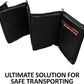 Schneiders Trailer Stall Wall Kick Pad Mat | High-Density Foam | Double PVC Vinyl for Horse Travel Safety | Color Black