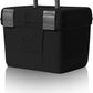 HORZE Smart Grooming Box for Horses, Dogs, Cats with Removable Tray | Non-Slip, Crack Resistant | 16" x 12" x 12" - Black - One Size