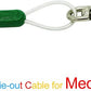 Petest 30ft Reflective Tie-Out Cable for Medium Dogs Up to 60 Pounds