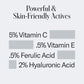 Geologie Vitamin C+E Ferulic Acid Face Serum | Brightening & Firming Anti-Aging Gel Formula | 5% Light-Protected & Stabilized Vitamin C , 0.5% Vitamin E, 1.5% Hyaluronic Acid | 30 ML