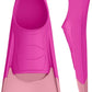 Gintenco Swim Fins, Kids Swim Training Fins for Lap Swimming, Travel Size Flippers with Mesh Bag, Silicone Swimming Fins for Kids Teens Adults Women Men