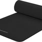 Retrospec Solana Yoga Mat 1/2" Thick w/Nylon Strap for Men & Women - Non Slip Exercise Mat for Yoga, Pilates, Stretching, Floor & Fitness Workouts
