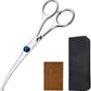 LILYS PET 6.5" Right-handed Pet Round-Tip Grooming Stainless steel Safety Grooming for Dogs and Cats (Curved Scissor)