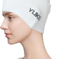 Silicone Swim Cap for Long Hair Adults Women Men, Waterproof Stretchy Swimming Caps, Durable Tear Resistant Bathing Cap