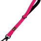 PLUTUS PET Short Training Dog Leash with Padded Handle for Medium Large Big Dogs,18 Inch Heavy Duty Strong Traffic Leash with Carabiner Clip for Climbing Walking or Guiding Blind（18”，Pink