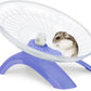 Hamster Wheel Silent Hamster Exercise Wheel Running Spinner Hamster Flying Saucer for Hamsters Gerbils Mice and Other Small Pets (Purple)