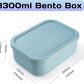 Custom Bento Box Personalized Silicone Lunch Box Engraved Name Logo,Even Your Image - Lunch Containers with 3 Compartment for Work Travel Meals Microwave Freezer Dishwasher Safe