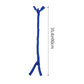 Ponytail Horse Tail Bag, 3 Tube Durable Braid-in Tail Bag (Blue)