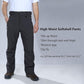 Outdoor Ventures Men's Lite Waterproof Windproof Fleece Lined Warm Hiking Ski Snow Pants Expandable-Waist