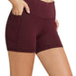 baleaf Women's 8"/ 5"/ 3" Biker Shorts High Waist Yoga Workout Gym Running Volleyball Spandex Shorts with Pockets