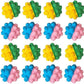 YnFag 16 Pack Foam Soccer Balls Cat Toys for Indoor Cat Balls (Featuring Different 16)