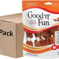 Good'n'Fun Triple Flavored Rawhide Kabobs for Dogs 36 Count (Pack of 12)