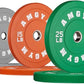 2 Inch Bumper Plates，10-500lbs，Barbell Rubber Olympic Weight Plates Set for Home Gym, Strength Training & Weight Lifting, Multiple Options Colors