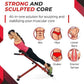 Roman Chair, Hyperextension Bench Roman Chair Adjustable Back Extension Machine Lower Back Exercise Equipment Multi-Functional Workout Bench for Home Gym Full Body Abs Glutes Core Muscles