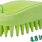 Pet Silicone Shampoo Brush for Long & Short Hair Medium Large Pets Dogs Cats,Shower Wash Curry Brush,Dog hair Products Accessories Dog Back Massage for Long & Short Hair Small Large Pets Dogs(Green)