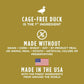 Instinct Ultimate Protein, Natural Dry Cat Food, Grain Free Recipe - Cage Free Duck, 4 lb. Bag