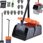 Dog Pooper Scooper with Rotating Bucket & Rake – 46” Adjustable Long Handle Includes 85 Waste Bags – Heavy Duty Poop Scooper for Large Medium & Small Dogs – Yard Lawn Gravel & Dirt Cleanup