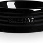 Sweejar Gradient Dog Bowl, Ceramic Dog Food Dish for Large Dogs and Large Cat, Porcelain Pet Bowl for Food and Water 32 oz (Black)