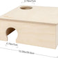 Niteangel Birch Chamber-Maze Hamster Hideout - Small Pets Woodland House Habitats Decor for Hamster Mice Gerbils Mouse