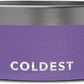 Coldest Dog Bowl - Anti Rust Metal, Non Slip, 3 Layers Insulated Stainless Steel Dog Bowls - Spill Proof & Heavy Duty - Water Bowl for Dogs, Cats & Pets, Dish Washer Safe (64 oz, Galaxy Purple)