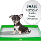 MEEXPAWS Dog Pee Pad Holder Foldable, Puppy Pad Holder Liner Base High Side, Dog Litter Box Indoor 23x15 in, Training Pad Holder Leak-Proof Easy Clean