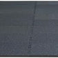 VEVOR 0.56 Inch Thick Gym Floor Mats, 12 Tiles Rubber Top with EVA Foam, 25" x 25" Gym Flooring Workout Mat with 48 sq.ft Coverage, Interlocking Puzzle Gym Mats for Home, Garage, Black & Blue