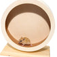 antiai Hamster Wooden Silent Wheel, Small Animal Exercise Wheel Accessories, Quiet Spinner Hamster Running Wheels Toys for Hamsters,Guinea Pig, Gerbils, Mice and Other Small Pets,8.2' Medium Size