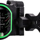 LWANO 5 Pin Bow Sight with Rheostat Light and Reversible Mount Design