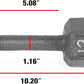 WF Athletic Supply Cast Iron Solid Hexagon Gray/Black Dumbbells, Strength Training Free Weights Set of 2 for Women and Men, Hand Weights Sold by Pairs, Multi-Select Size Options Available
