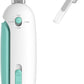 Pett Nail Clipper for Cats - Gentle Round-Hole Trimmer with Dust Storage | Adjustable Size & Hidden Nail File | Pet Grooming Tool for Safe & Loving Care (Blue)