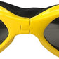 LECONPET Small Dog Sunglasses Waterproof Windproof UV Protection Pet Sunglasses Dog Goggles for Doggy Puppy Cat (Yellow)