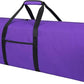 48 Inch Travel Duffle Bag Extra Large Sport Equipment Duffel Bags with 2-way Lockable Zippers Purple