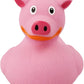 Lilalu 2122 Pig Rubber Duck Bath Toy, Various