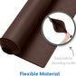 MIGHTY MONKEY 100% Waterproof Dog Food Mat, Raised Edges Silicone Pet Feeding Placemat for Cat, Dogs, Pet Bowls, High Lipped Tray Prevents Water Spills, Food on Floor, Dishwasher Safe, 18x12, Brown