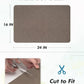 AMOAMI Coffee Mat Hide Stain Rubber Backed Absorbent Dish Drying Mat for Kitchen Counter - Brown, Fits Under Coffee Maker & Machine