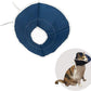 Soft Cat Recovery Collar Cat Cone E Collar Nonwoven Fabric Elizabethan Collar Loops-Protective Wound Healing Specially Designed for Cats and Puppies - Easy to Eat and Drink (S)
