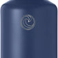 Oceania Flask 64oz Stainless Steel Water Bottles | Modern, Leakproof, Hydro BPA-Free, Insulated Water Bottle with 3 Lids, 3 Straws & 2 Straw Cleaning Brushes | Simple Camping & Hiking Water Bottles