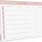 Sweetzer & Orange Weekly Meal Planner and Grocery List Magnetic Notepad. Pink 10x7” Meal Planning Pad with Tear Off Shopping List. Plan Weekly Menu Food for Weight Loss or Dinner List for Family!