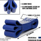 POWER GUIDANCE Pull Up Assist Bands - Stretch Resistance Band - Mobility Band - Powerlifting Bands - by Perfect for Body Stretching, Powerlifting, Resistance Training