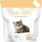 I AM TOFU - Tofu Cat Litter, Natural, Flushable, Dust Free, Extra Clumping Pellet Litter (10 LBS, Original)