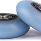 2-Pack 76mm PU Caster Board Replacement Wheel Set 90A Compatible with Razor RipStik Classic Air, DLX G Ripsurf (Blue)