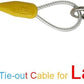 Petest 25ft Reflective Tie-Out Cable for Large Dogs Up to 90 Pounds