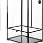 REPTIZOO 67 Gallon Large Reptile Terrarium 24"x18"x 36" Glass Paludarium Tank, Tall Reptile Enclosure Habitat with 10” Deep Base, Siphon Gravel Cleaner Set and Plants Growing Cotton Mat Included