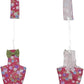 2 PCS Star Parrot Clothes for Birds Red&Balck Reusable Canary Birds Boutique Flyper Adjustable Bird Diape