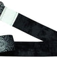 YOGA DESIGN LAB | The Yoga Strap | Luxurious, Extra Long, Super Soft, Eco Printed | Studio Quality, Adjustable | Safely Stretch Further and Hold Longer | 8 ft Long (Mandala Black, 8ft)