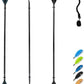 OCEANBROAD Kayak Paddle 86in/218cm, 90.5in/230cm, 95in/241cm Alloy Shaft Kayaking Boating Canoeing Oar with Paddle Leash