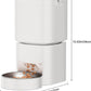 5L/21 Cups Automatic Cat Feeder, Timed Automatic Pet Feeders, Cat Dry Food Dispenser Dual Power, 10 Meals Programmable 1-15 Portion Control Cats Feeder, Pet Food Dispenser for Cats & Puppy(Not WiFi)